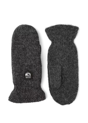 Basic wool mittens Charcoal Hestra